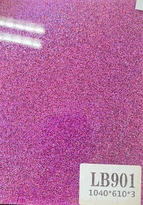 1/8 in Purple Glitter Shimmer Cast Acrylic Sheet Panel for Art Crafts