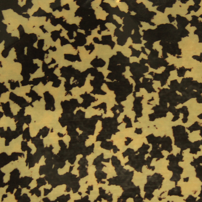 Colore giallo nero della tartaruga della celluloide di spessore di plastica vivo dello strato 0.17mm