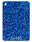 L'acrilico blu variopinto di scintillio riveste il taglio domestico dei mestieri dell'albero di Natale del pannello