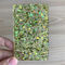 Taglio di strato del plexiglass di scintillio del fiocco per graduare Chunky Green Cast Acrylic secondo la misura 1040x620mm